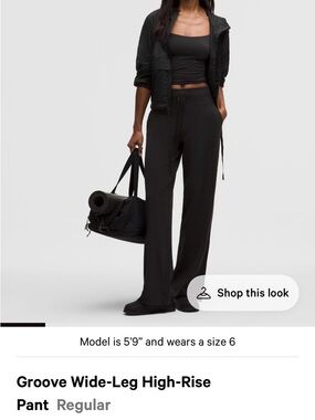 Lululemon grove wide leg pant